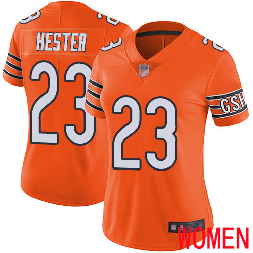 Chicago Bears Limited Orange Women Devin Hester Alternate Jersey NFL Football #23 Vapor Untouchable->youth nfl jersey->Youth Jersey